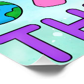 Number Day 2026 Green Calculator Math Design Perfect Poster (Hoek)