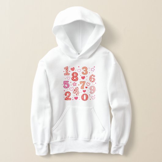 Number Day 2026 Maths Hoodie for Kids (Laagn)