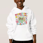 Number Day 2026 Owl Calculator Math Hoodie (Voorkant)