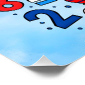 Number Day 2026 Red Calculator Math Design Perfect Poster (Hoek)