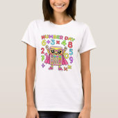 Number Day Cute Calculator Character Math T Shirt (Voorkant)