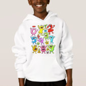 Number Day Funny Cartoon Numbers Hoodie (Voorkant)