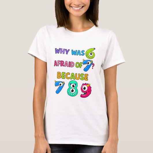 Number Day Funny Maths 7 8 9 T Shirt for Teachers (Voorkant)
