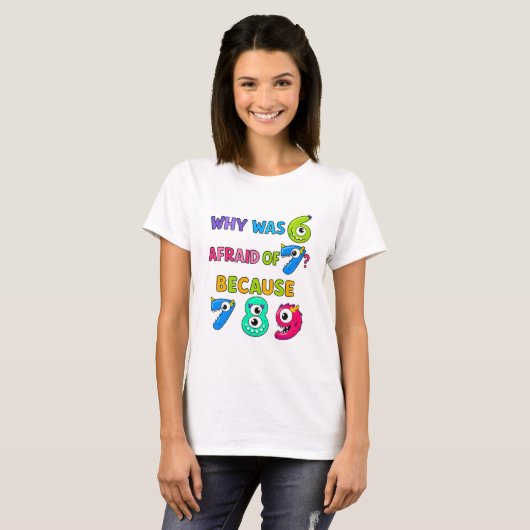 Number Day Funny Maths 7 8 9 T Shirt for Teachers (Voorkant volledig)