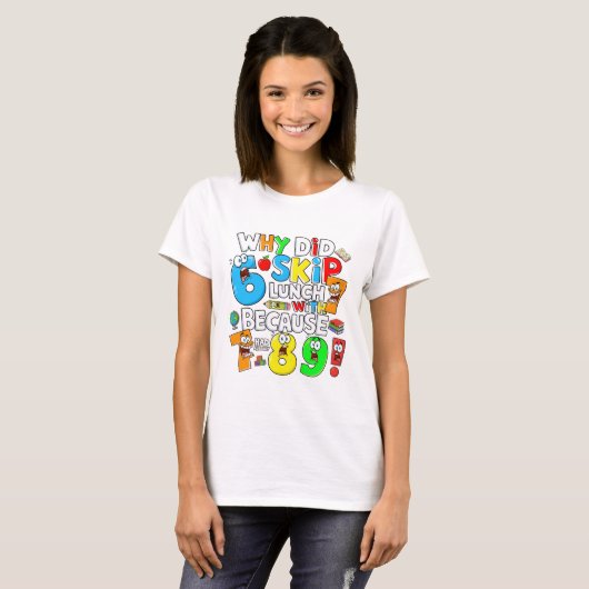 Number Day Funny Maths 7 8 9 T Shirt for Teachers (Voorkant volledig)