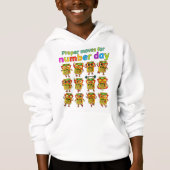 Number Day Kids Hoodie | Maths Movement Activity (Voorkant)