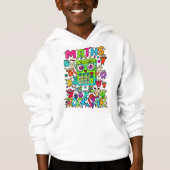 Number Day Kids Hoodie | Maths Rock Star Design (Voorkant)