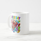 Number Day Maths Mug | Colourful Calculator Koffiemok (Voorkant links)