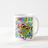 Number Day Maths Mug | Colourful Numbers Koffiemok (Voorkant rechts)