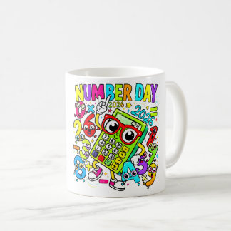 Number Day Maths Mug | Colourful Numbers Koffiemok