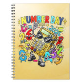 Number Day Maths Notebook | Fun Calculator Numbers Notitieboek (Voorkant)