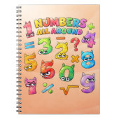 Number Day Maths Notebook | Numbers All Around Notitieboek (Voorkant)