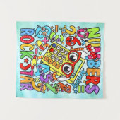 Number Day Maths Rockstar Banner for Schools Wandkleed (Voorkant (horizontaal))