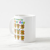 Number Day Proper Moves Funny Maths Mug Koffiemok (Voorkant links)