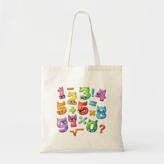 Number Day Tote Bag | Maths Numbers Learning (Voorkant)