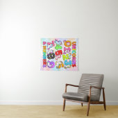 Number Day Unicorn Numbers Math Design Wandkleed (In Situ (horizontaal))