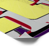 Number Eye Chart Poster (Hoek)