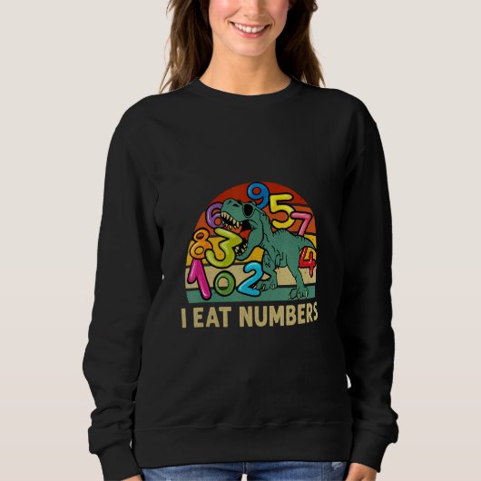 Number Learning calculator costume matc day Math O Trui (Voorkant)