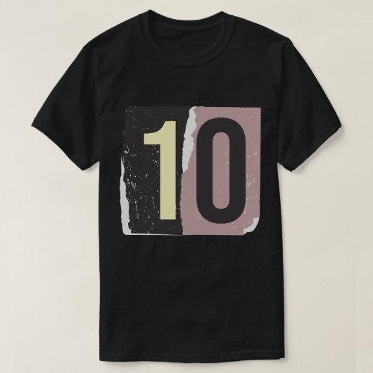 Number Magazine Ransom 10 T-shirt (Design voorkant)