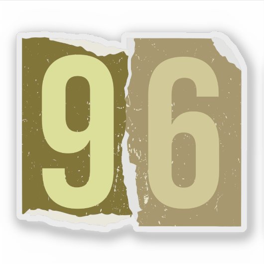 Number Magazine Ransom 96 Sticker (Voorkant)