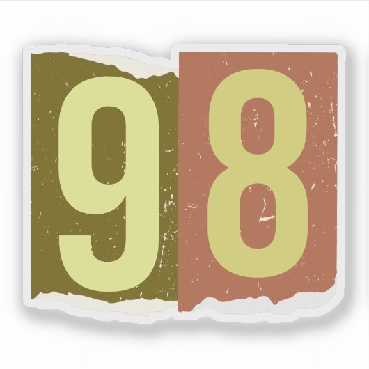 Number Magazine Ransom 98 Sticker (Voorkant)