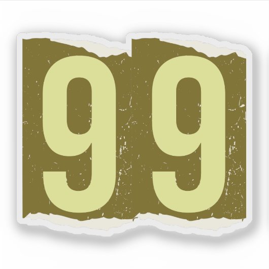 Number Magazine Ransom 99 Sticker (Voorkant)