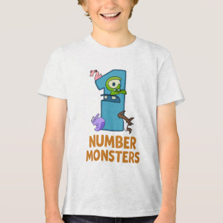 Number Monsters Kinder Shirt – Fun Cartoon Wiskund