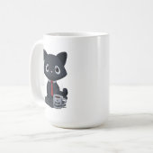 Number One Good Jobber Cat Mug Koffiemok (Voorkant links)