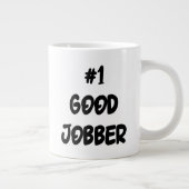 Number One Good Jobber Cat Specialty Mug Grote Koffiekop (Rechts)