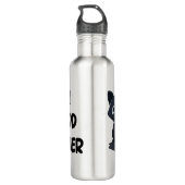Number One Good Jobber Cat Water Bottle Waterfles (Achterkant)