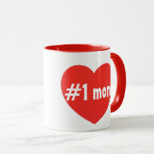 number one mom beker mok (Voorkant rechts)