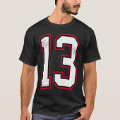 Number Thirteen 13 T-shirt (Voorkant)