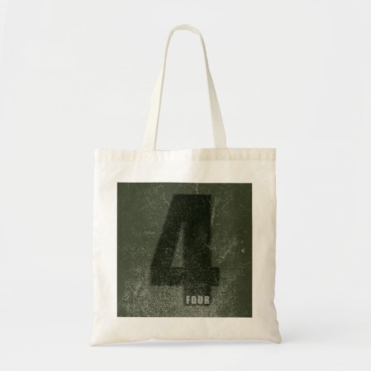 number tote bag-4 bag (Voorkant)
