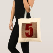 number tote bag-5 bag (Voorkant (product))