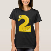 Number two Math Counting Costume T-shirt (Voorkant)
