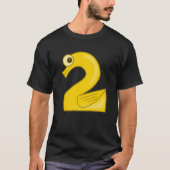 Number two Math Counting Costume T-shirt (Voorkant)