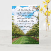 Numbers 6:24-26 kaart (Gele Bloem)