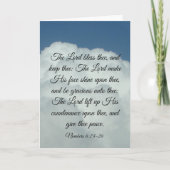 Numbers 6:24-26 kaart (Voorkant)