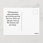 Numbers 6 24-26 Lord Bless You Red Bird & Berries Briefkaart (Achterkant)