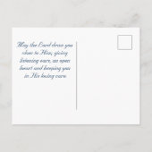 Numbers 6 24-26 The Lord bless you and keep you Briefkaart (Achterkant)