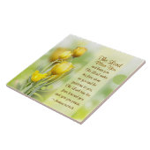 Numbers 6 24-26 The Lord bless you and keep you Tegeltje (Zijkant)