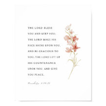 Numbers 6:24-26 The Lord Bless You