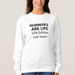 Numbers Are Life CPA Edition T-shirt voor Accounta