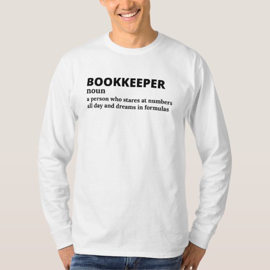 Numbers Whisperer Definition Shirt (Voorkant)