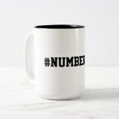 #NUMBERSIGN die het # Mok terugwinnen (Voorkant links)