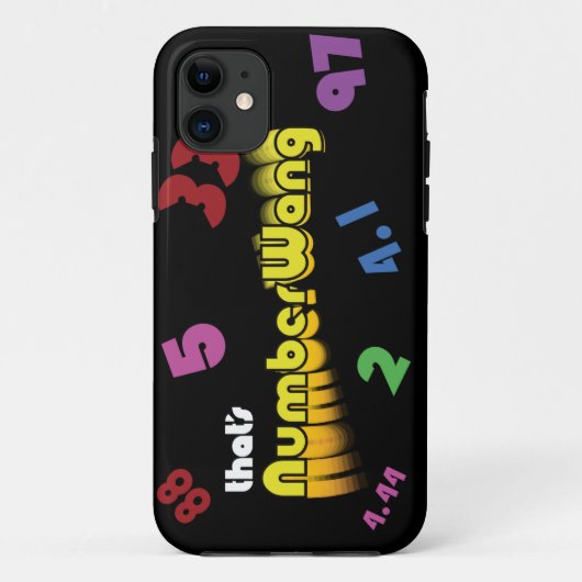 NumberWang iPhone 5 Hoes (Achterkant)