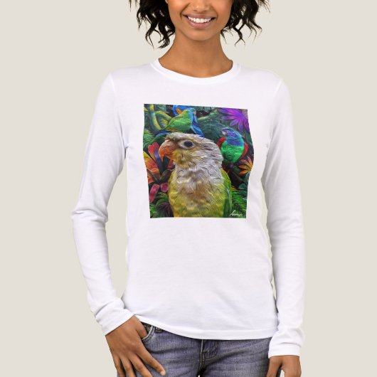 Numchoke Jungle Art 01 Tri-Blend Shirt (Voorkant volledig)