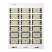 Numenorean koninklijk huwelijk etiket (Full Sheet)