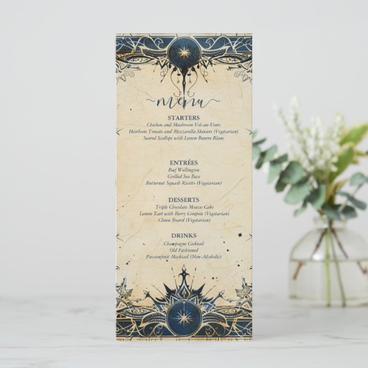 Numenorean koninklijk huwelijk menu (Staand voorkant)