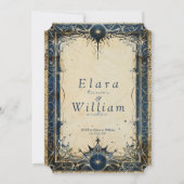 Numenorean koninklijke bruiloft uitnodiging (Achterkant)